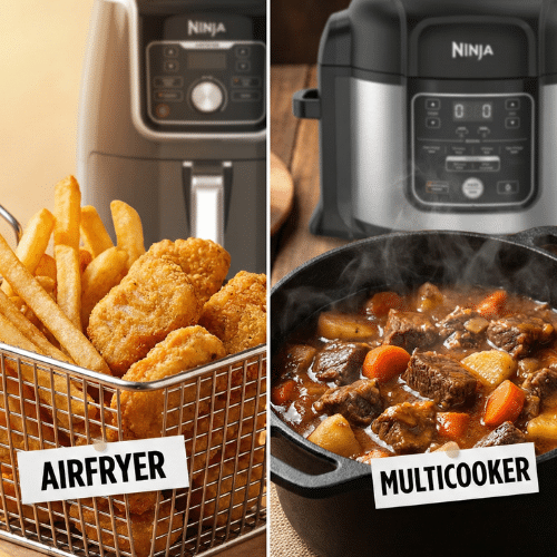 Airfryer versus multicooker